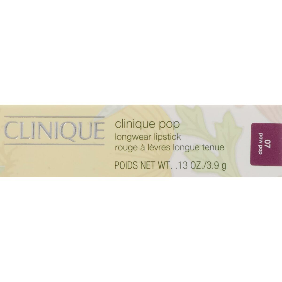 Rouge à lèvres Clinique Pop Longwear 3,9 g packaging showcasing vibrant color and professional brand quality.