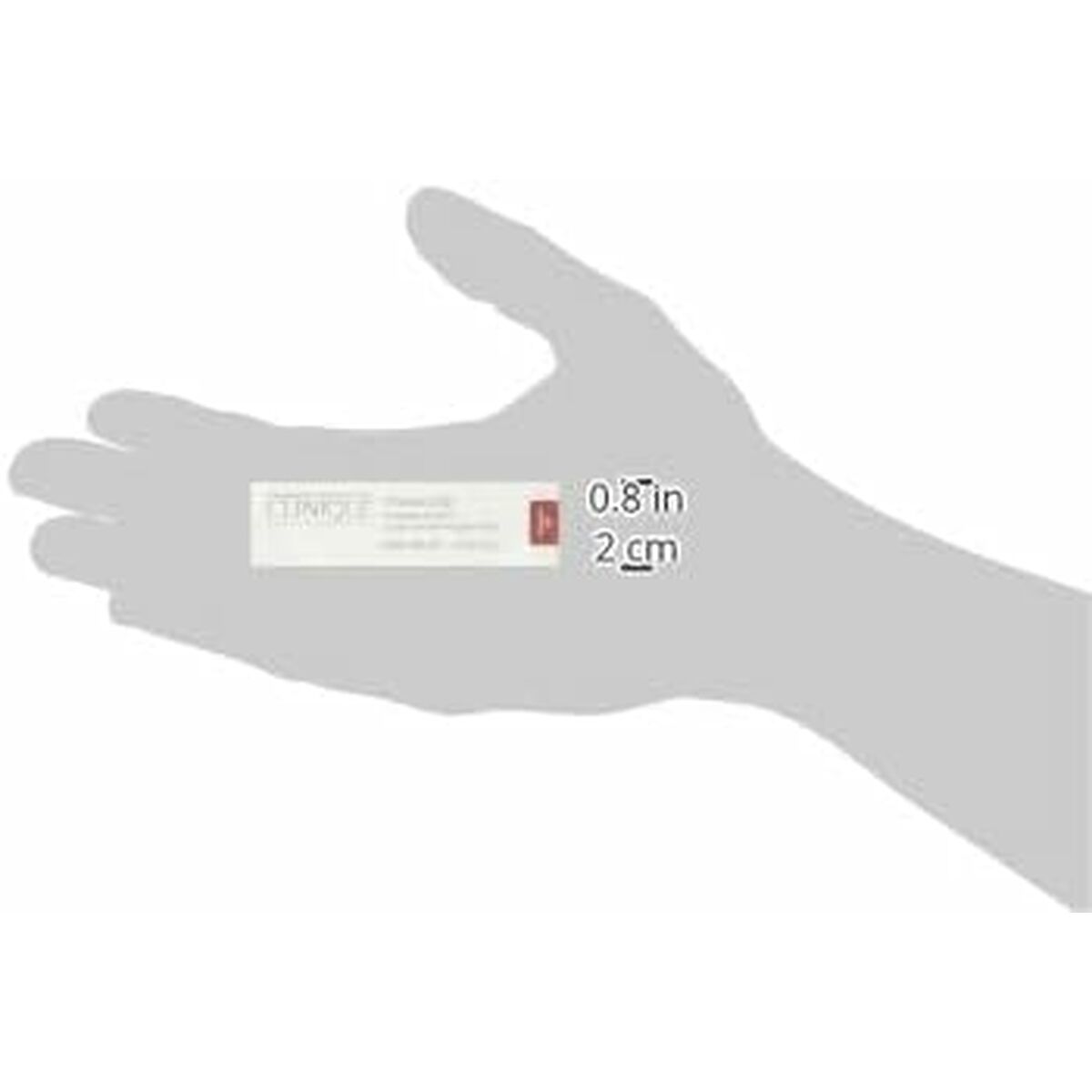 Rouge à lèvres Clinique POP LONGWEAR 3,9 g présenté dans une main pour évaluation de taille, produit unisexe sans parfum.