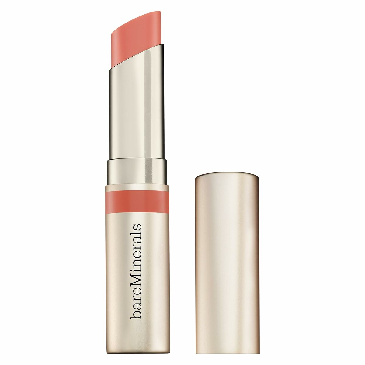 bareMinerals DEWY LIP in Orange Hope, a vegan lipstick in a stylish tube, perfect for enhancing your beauty.
