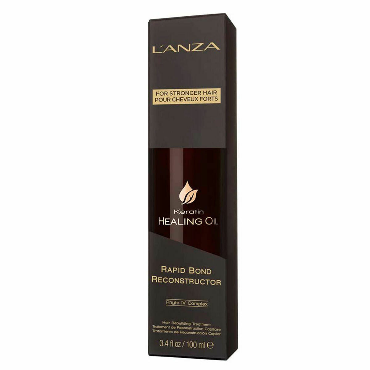 L'ANZA Keratin Healing Oil 100ml packaging for strong hair treatment and revitalization.