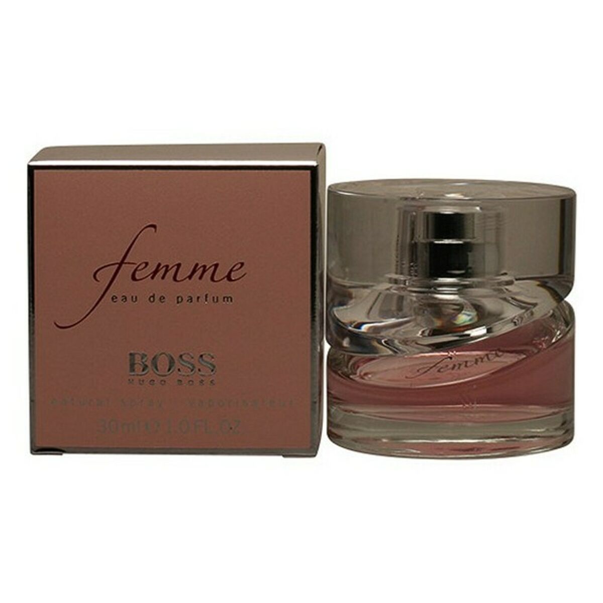 Hugo Boss Femme EDP 50ml Eau de Parfum for women in elegant packaging, exuding femininity and sophistication.