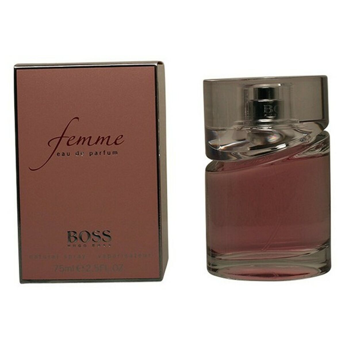 Parfum Femme Hugo Boss Femme EDP 75ml flacon et boîte, parfum femme 100 % authentique, élégant et féminin.