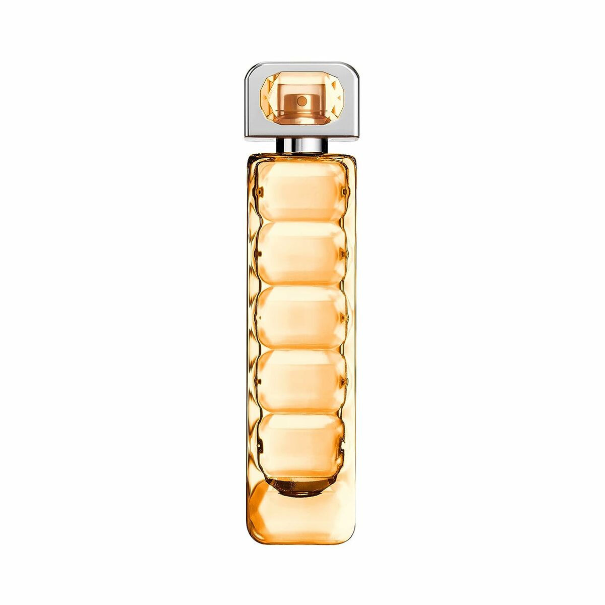 Parfum Femme Hugo Boss BSS25 EDT in elegant glass bottle, 75 ml, featuring a vibrant orange fragrance.