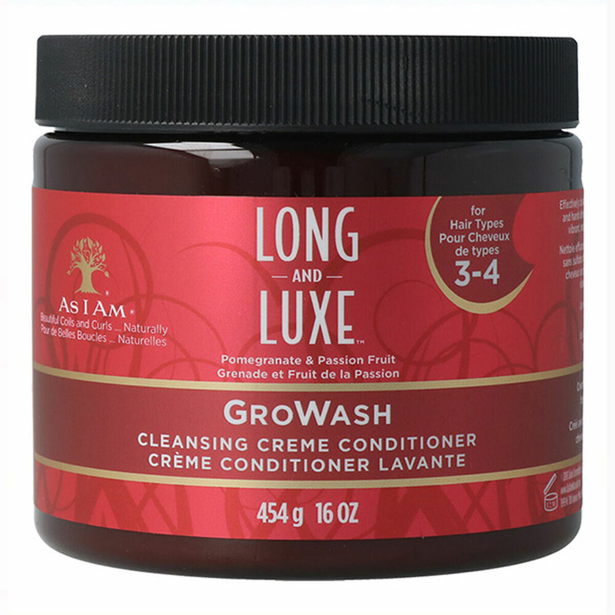 Après-shampooing As I Am Long And Luxe Growwash (454 g)