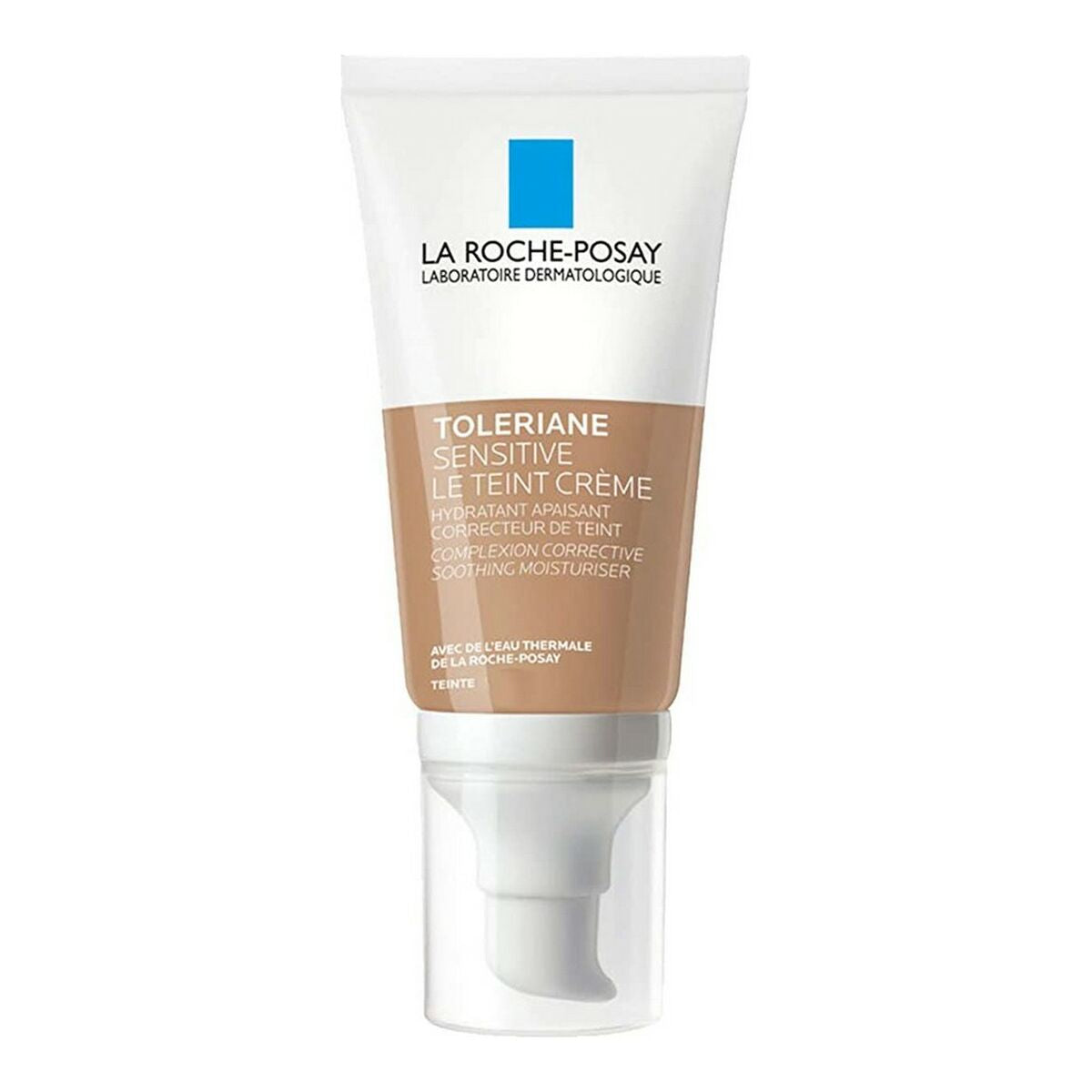Correcteur facial La Roche Posay Toleriane Sensitive, crème teintée hydratante pour peau sensible.