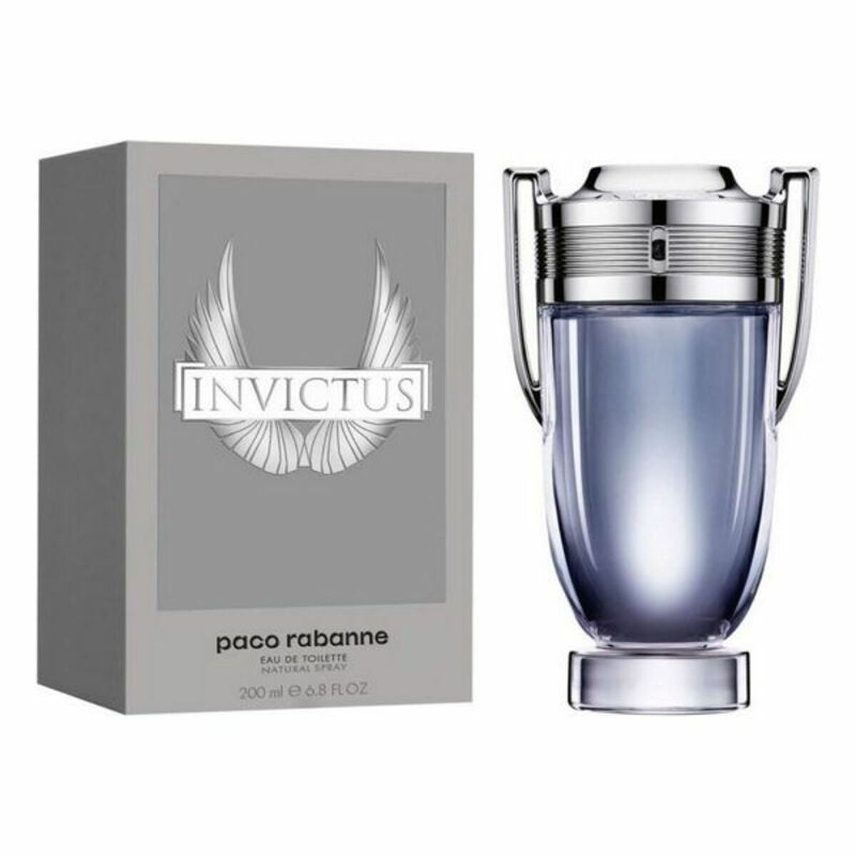 Parfum Homme Paco Rabanne INVICTUS EDT 200 ml avec emballage élégant, idéal pour créer un souvenir impérissable.