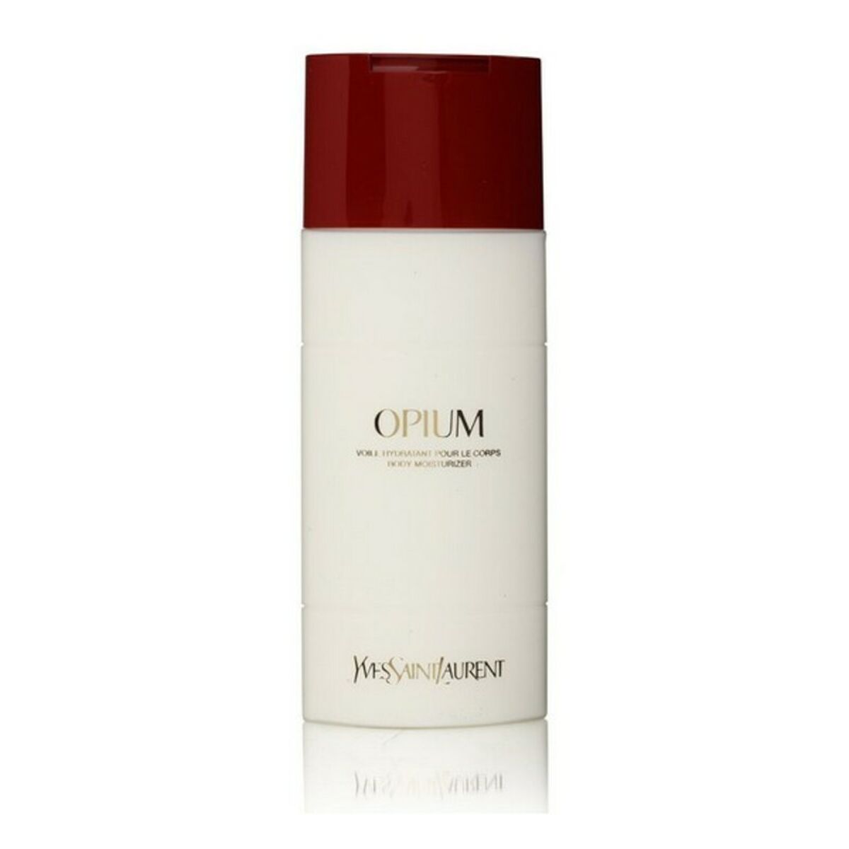 Lait corporel Opium Yves Saint Laurent 200 ml, hydratant pour tous types de peau, soin de la beauté féminine.