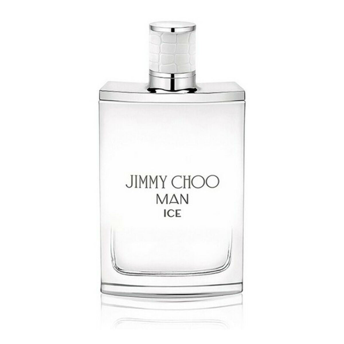 Bouteille de parfum Jimmy Choo Man Ice EDT, un parfum homme frais et authentique, idéale pour l'été.