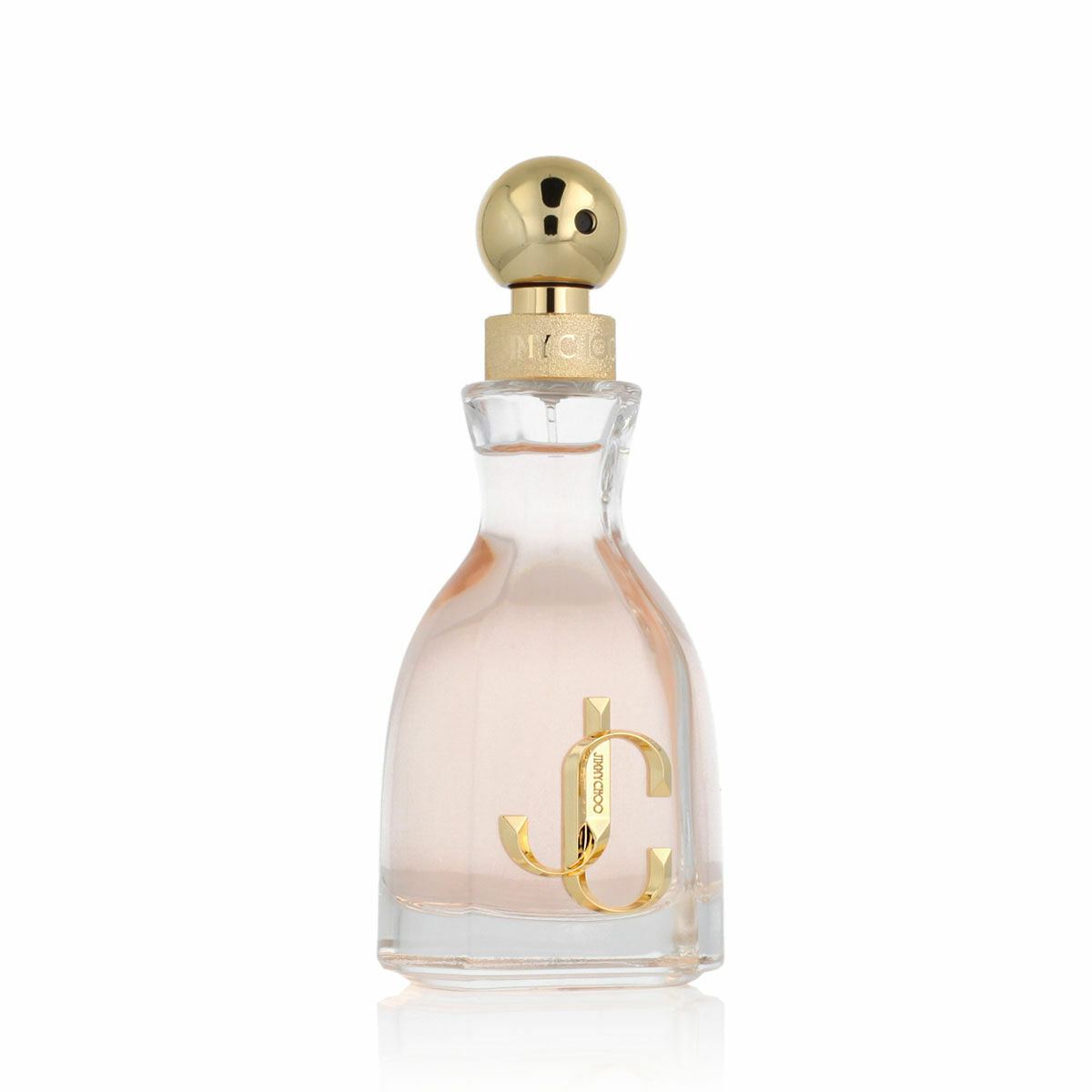 Bouteille de parfum Jimmy Choo I Want Choo EDP 60 ml, élégante et féminine, avec un design chic et moderne.