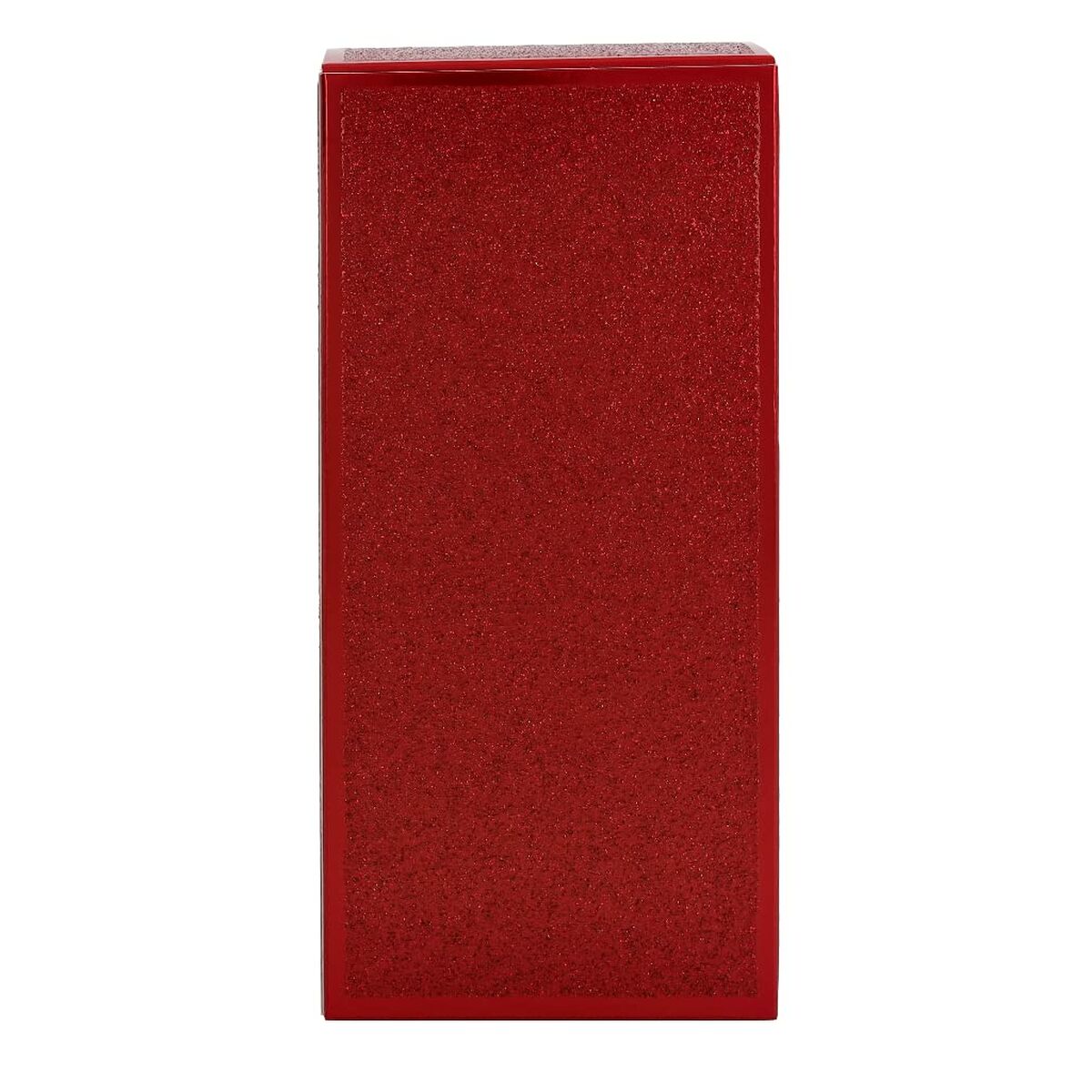 Red glittery box for Jimmy Choo I Want Choo Eau de Parfum, 60 ml, elegant and stylish packaging.