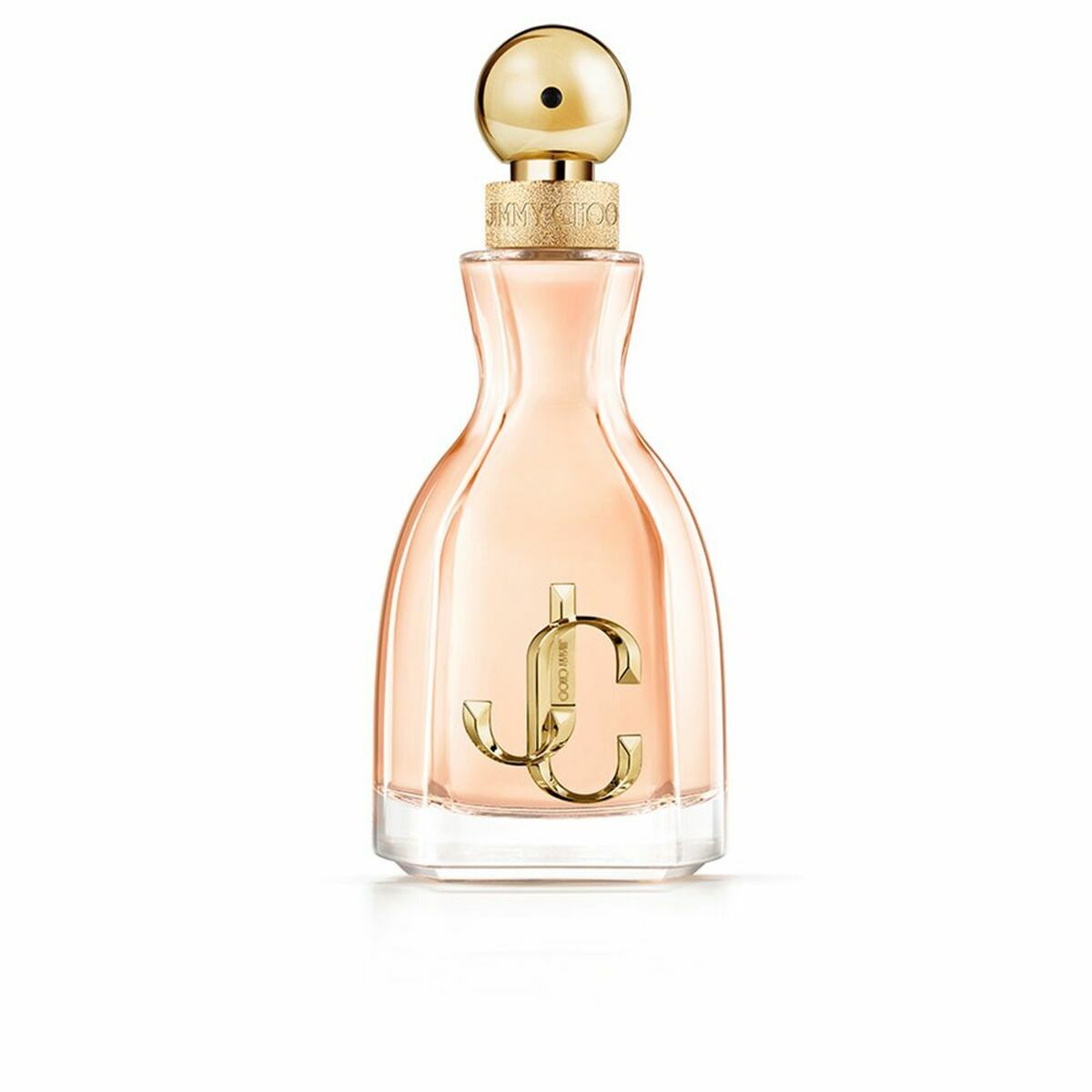 Bouteille de parfum Jimmy Choo I Want Choo EDP 60 ml, flacon féminin au design élégant et moderne.