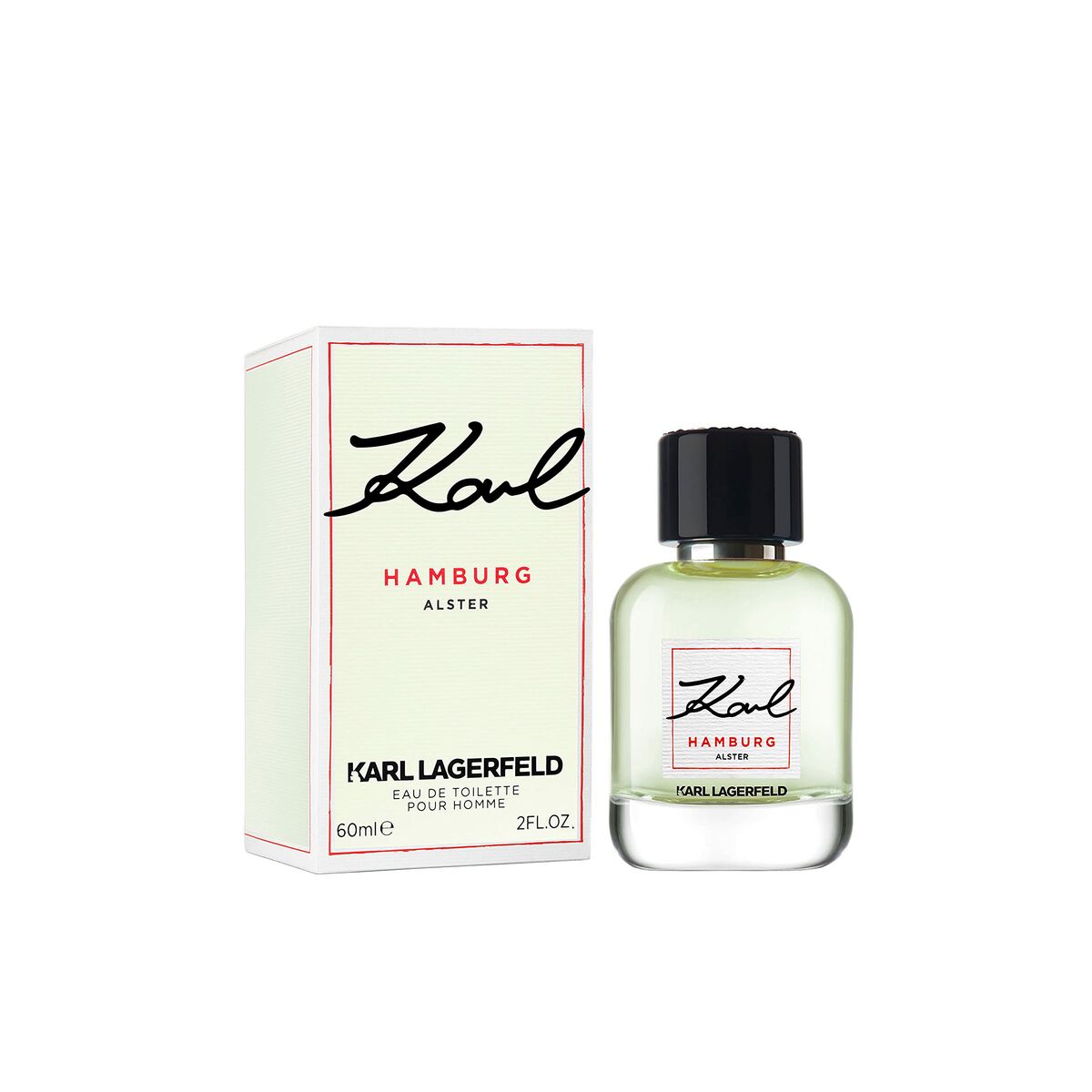 Parfum Homme Karl Lagerfeld Karl Hamburg Alster 60 ml, Eau de Toilette pour homme, fragrance authentique.