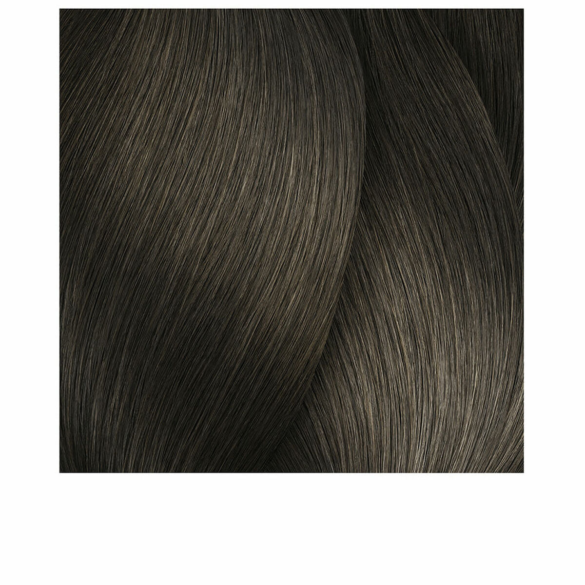 Texture of dark hair showcasing smooth, shiny strands, ideal for L'Oreal Professionnel Paris MAJIREL hair mask.