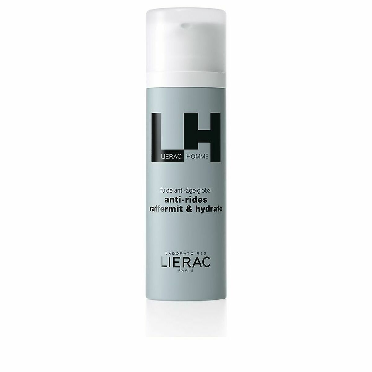 Lotion hydratante anti-âge Lierac Lh en flacon, convient à tous types de peau, pour une belle apparence et hydratation.
