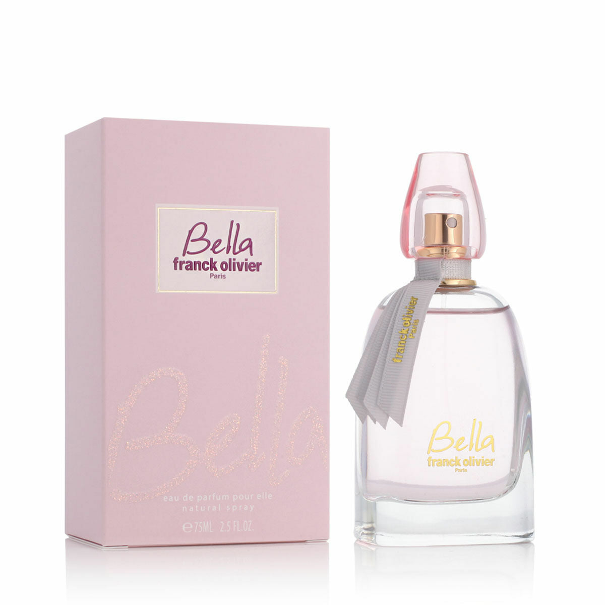 Parfum Femme Franck Olivier Bella 75 ml, flacon avec boîte, parfum floral et féminin, Eau de Parfum authentique.