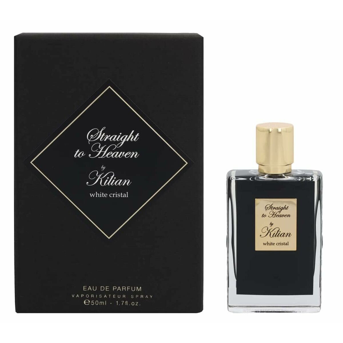Parfum Homme Kilian Straight to Heaven 50 ml, bouteille et boîte, Eau de Parfum authentique.