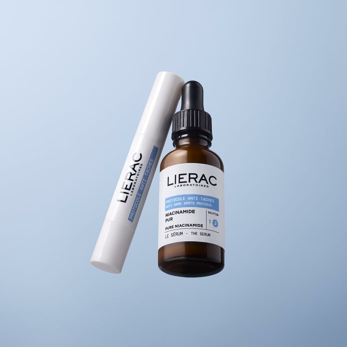 Lierac Pure Niacinamide serum and treatment, skincare for even skin tone and radiance, Lierac cosmetics.