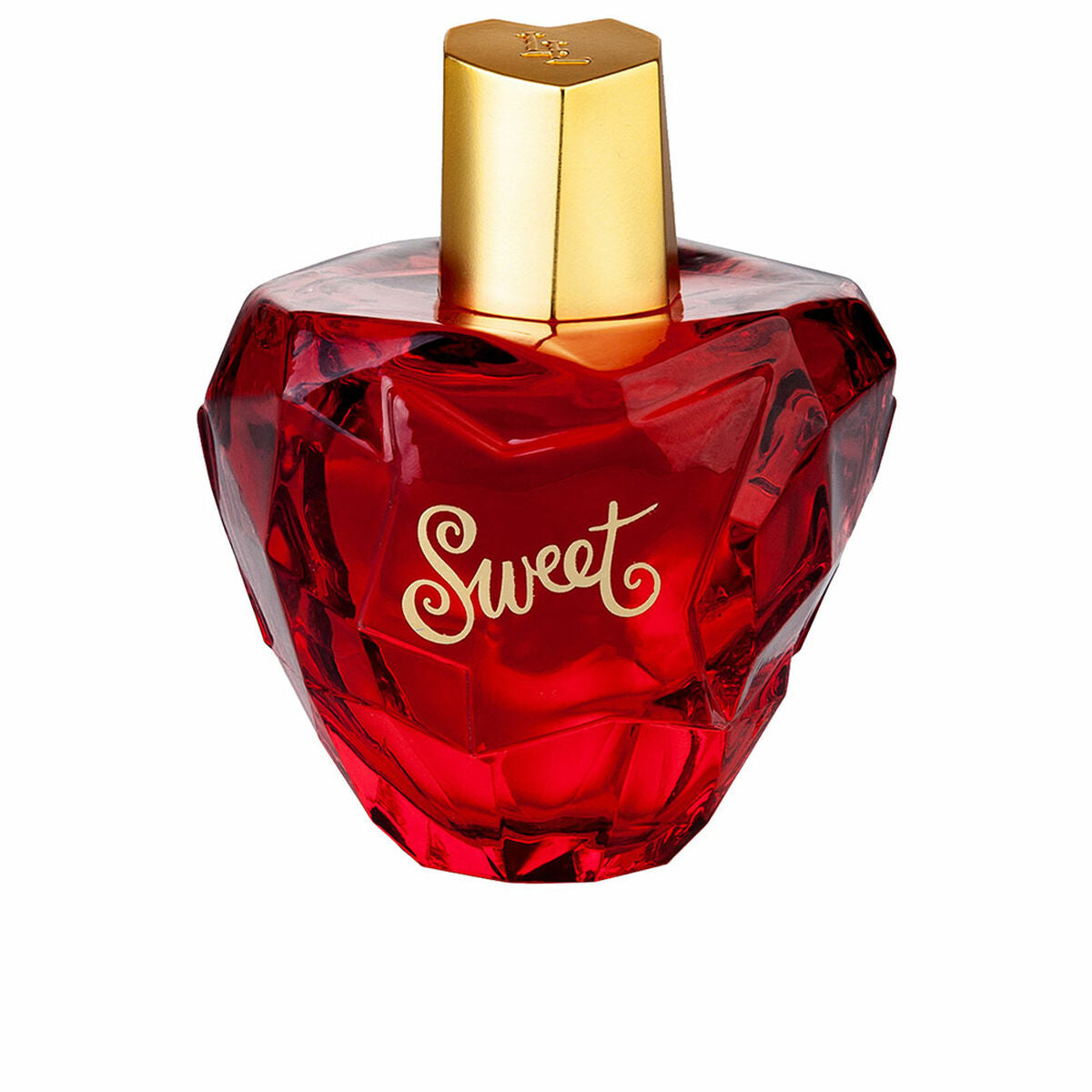 Parfum Femme Lolita Lempicka Sweet EDP 30 ml, flacon rouge en forme de diamant, parfum féminin authentique.