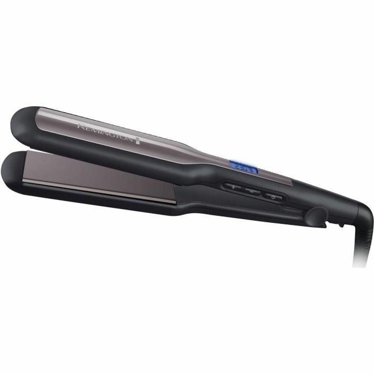 Lisseur à cheveux Remington S5525 Noir en céramique avec câble rotatif et technologie de pointe pour tous types de cheveux.
