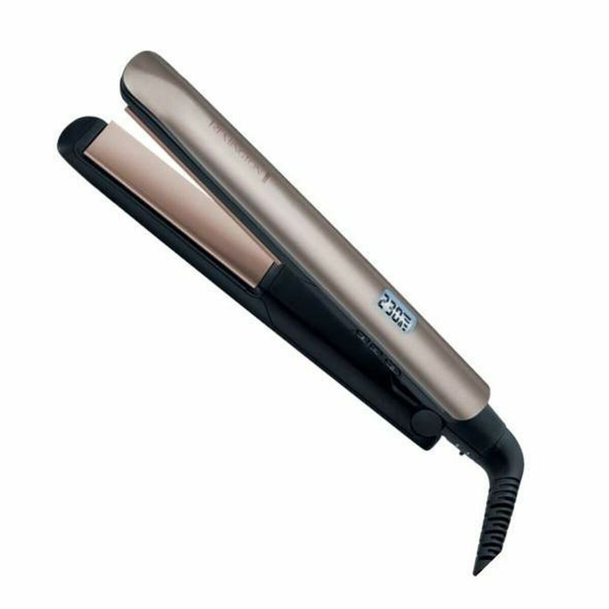 Lisseur à cheveux Remington S8540 Marron Noir avec affichage numérique, température jusqu'à 230 ºC, idéal pour tous types de cheveux.