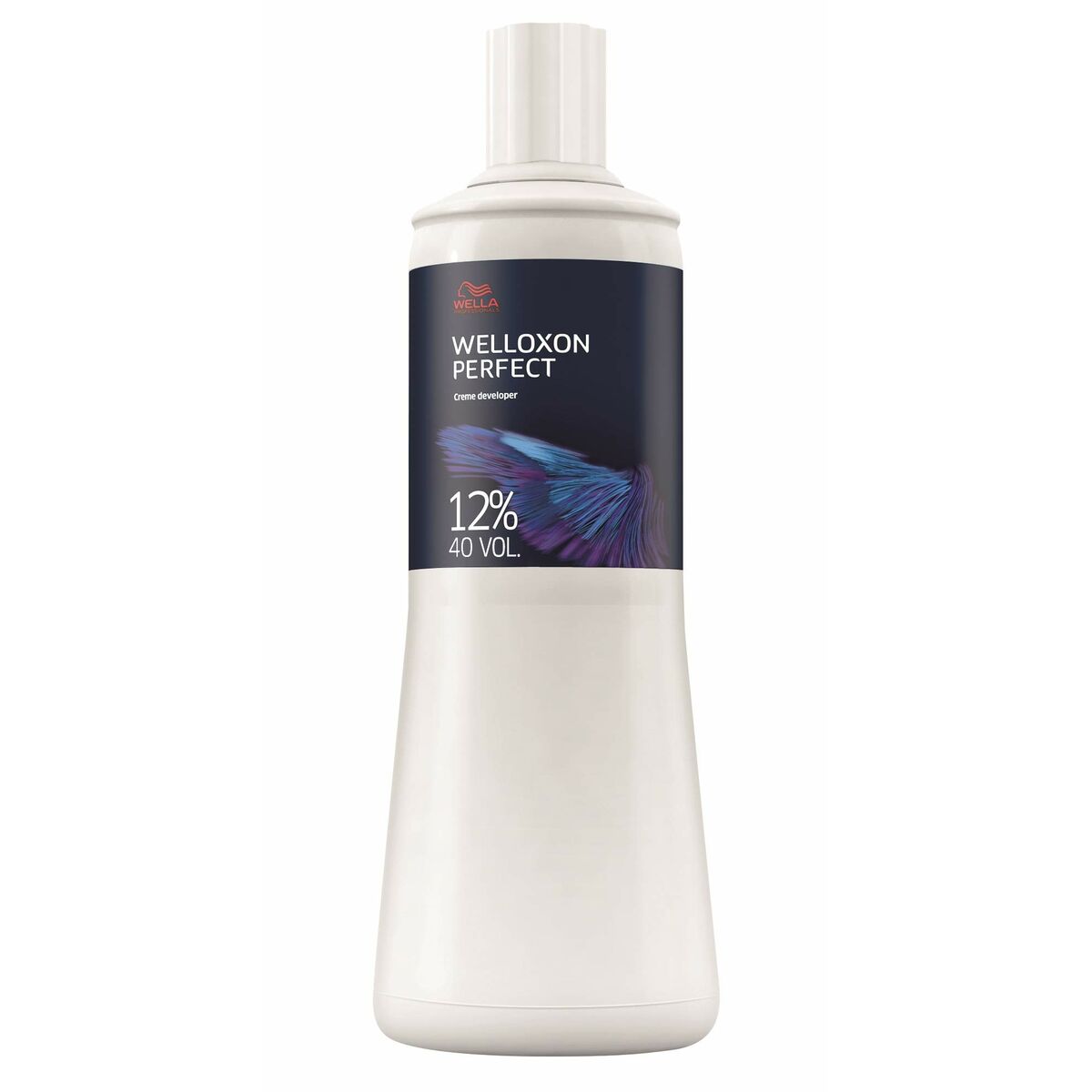 Bouteille de décolorant Wella Welloxon 1 L, 40 vol 12 %, pour tous types de cheveux.