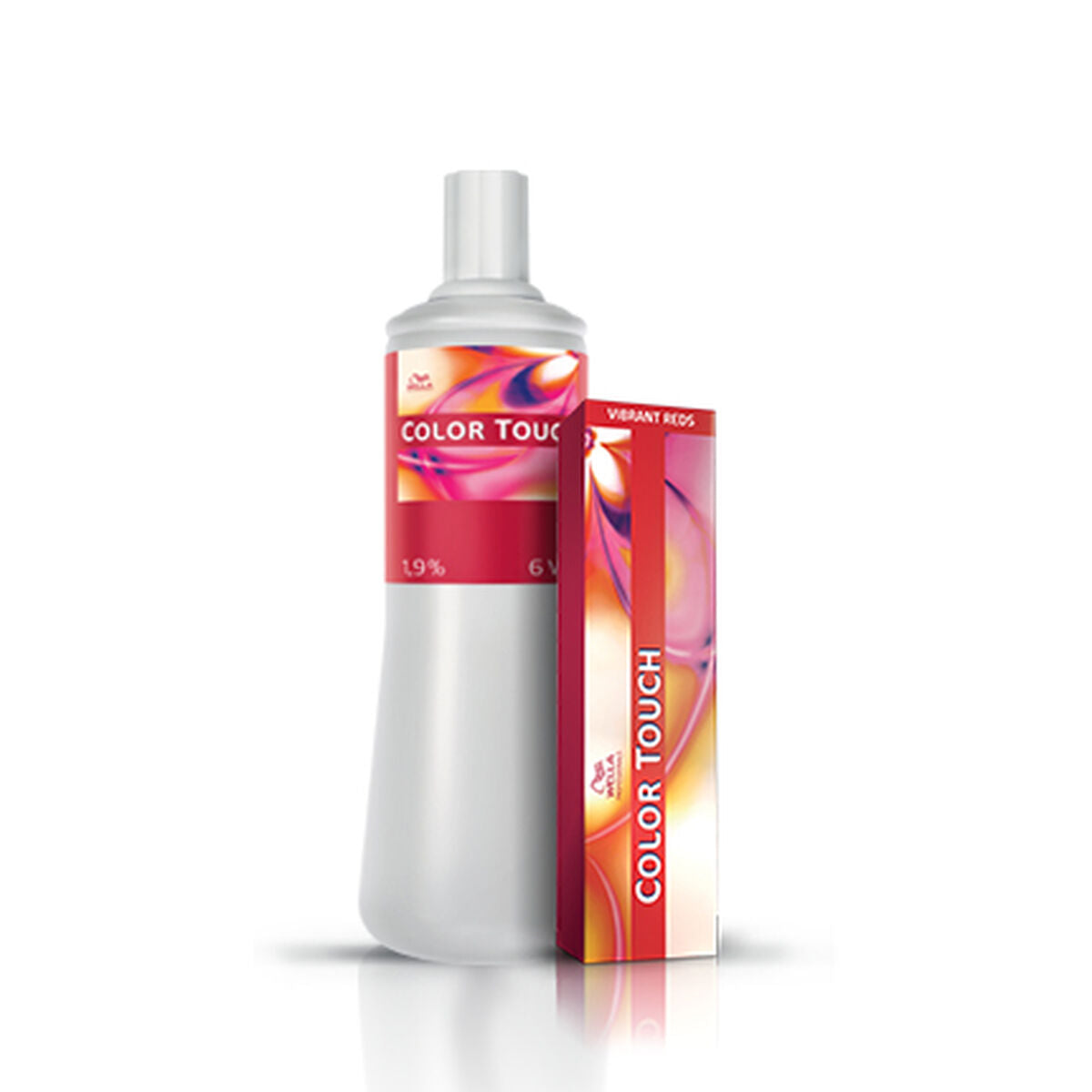 Bouteille de 1,9% Color Touch avec emballage, idéal pour rehausser la couleur des cheveux.