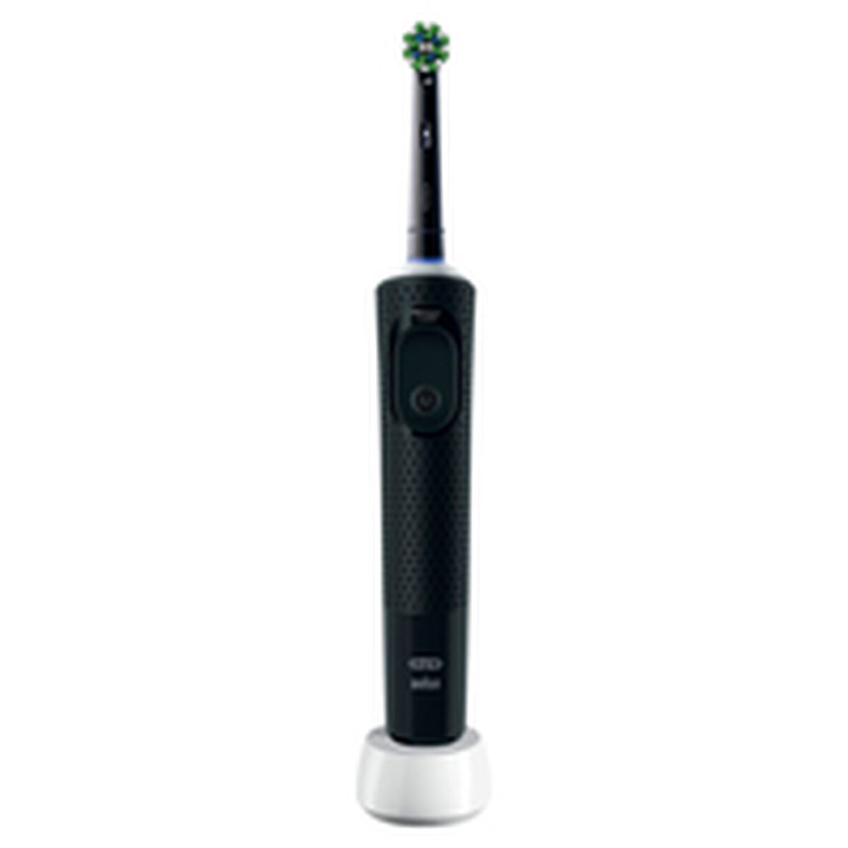 Brosse à dents électrique Braun Vitality PRO avec design noir pour un nettoyage dentaire efficace.