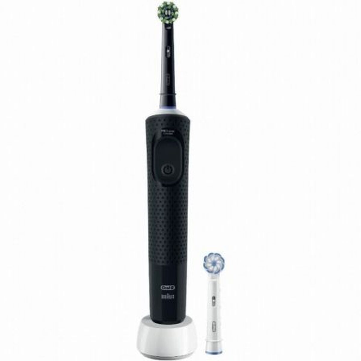 Brosse à dents électrique Braun CEP DENTAL VPR BK V2 Noir avec tête de rechange, design moderne et ergonomique.