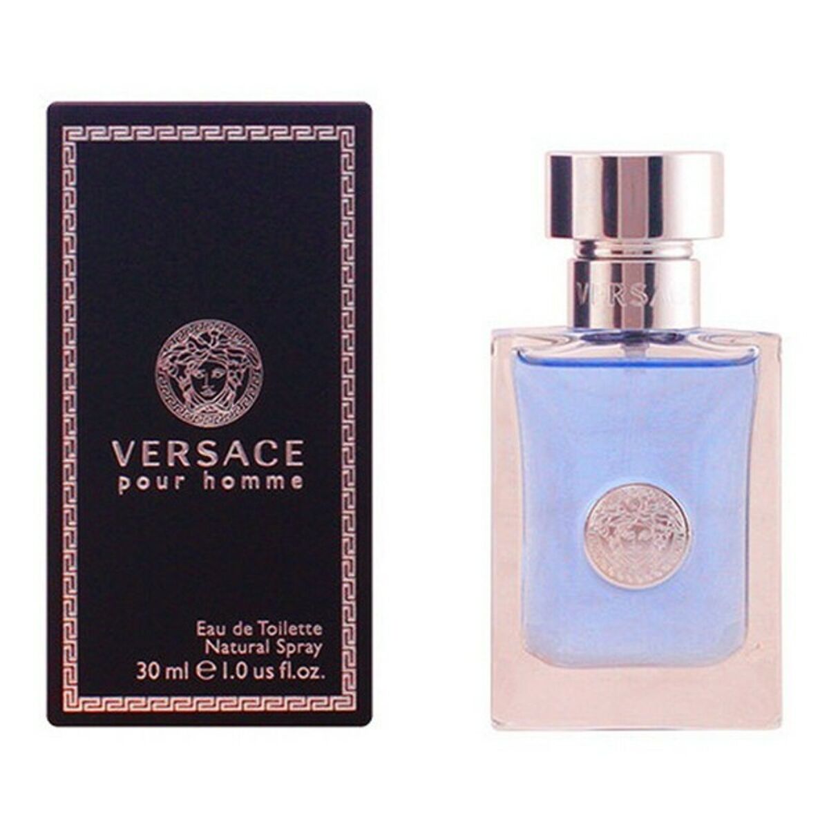 Versace Pour Homme EDT 30 ml bottle with black box, a 100% authentic men's fragrance.