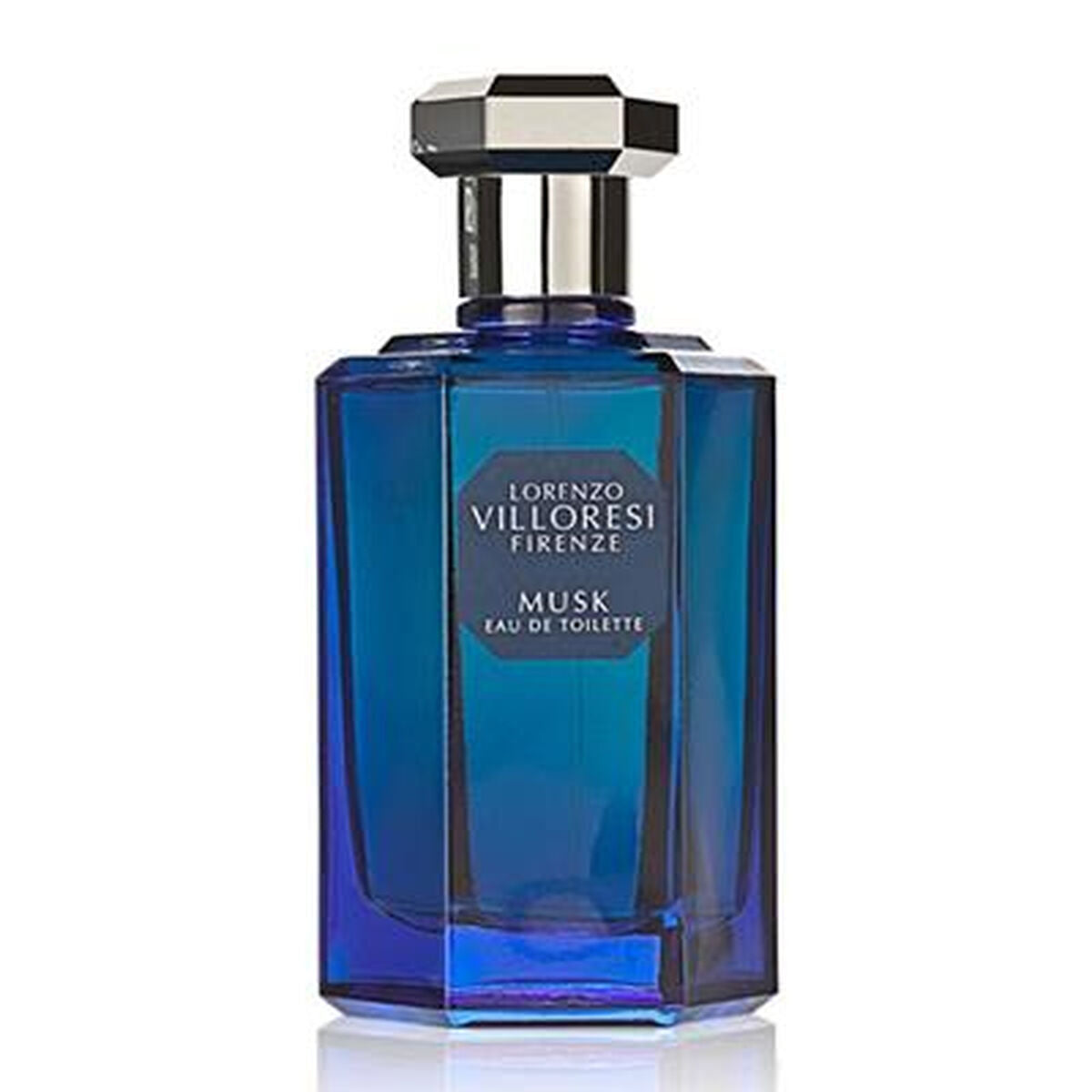 Parfum unisexe Lorenzo Villoresi Firenze Musk 100 ml, flacon en verre bleu, parfum authentique EDT.