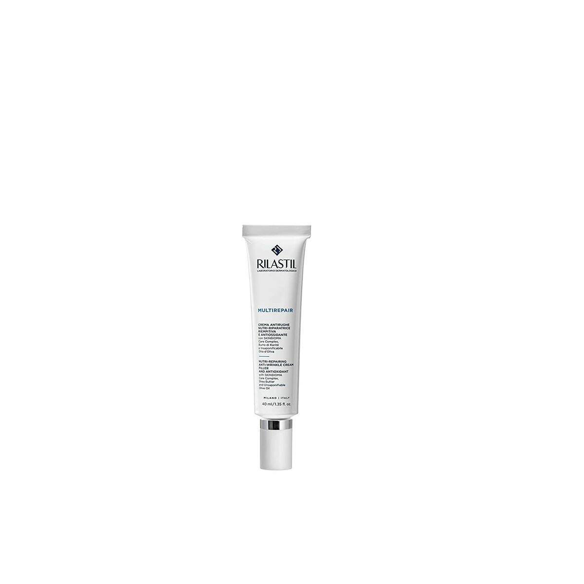 Crème réparatrice Rilastil Multirepair Antirides Nutrition 40 ml pour une peau anti-rides et nourrissante.