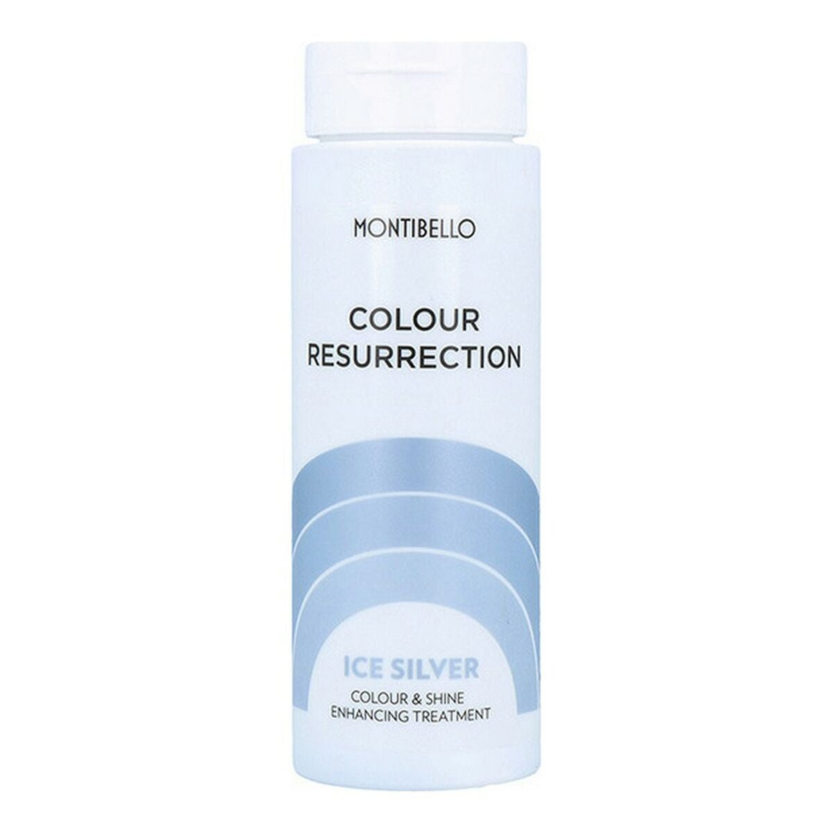 Montibello Colour Resurrection Gel Ice Silver 60 ml, enhancing color and shine treatment for normal hair.