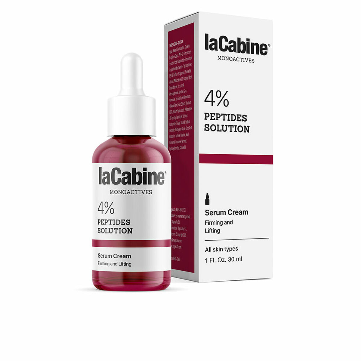 Sérum Visage laCabine Peptides Monoactifs 30 ml