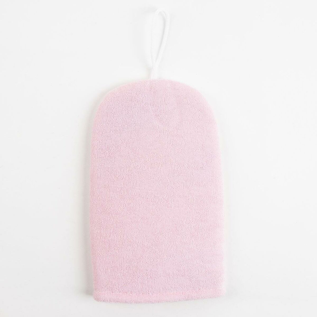 Gant de toilette Hello Kitty rose, accessoire doux et pratique pour l'hygiène intime quotidienne.