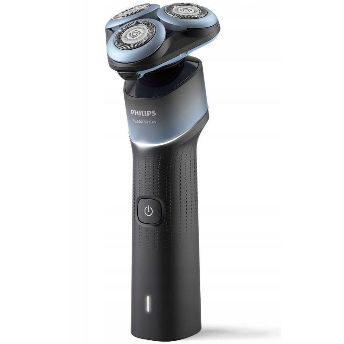 Tondeuse Philips X5006/00, rasoir électrique noir et bleu, rechargeable, lavable, et résistant à l'eau.