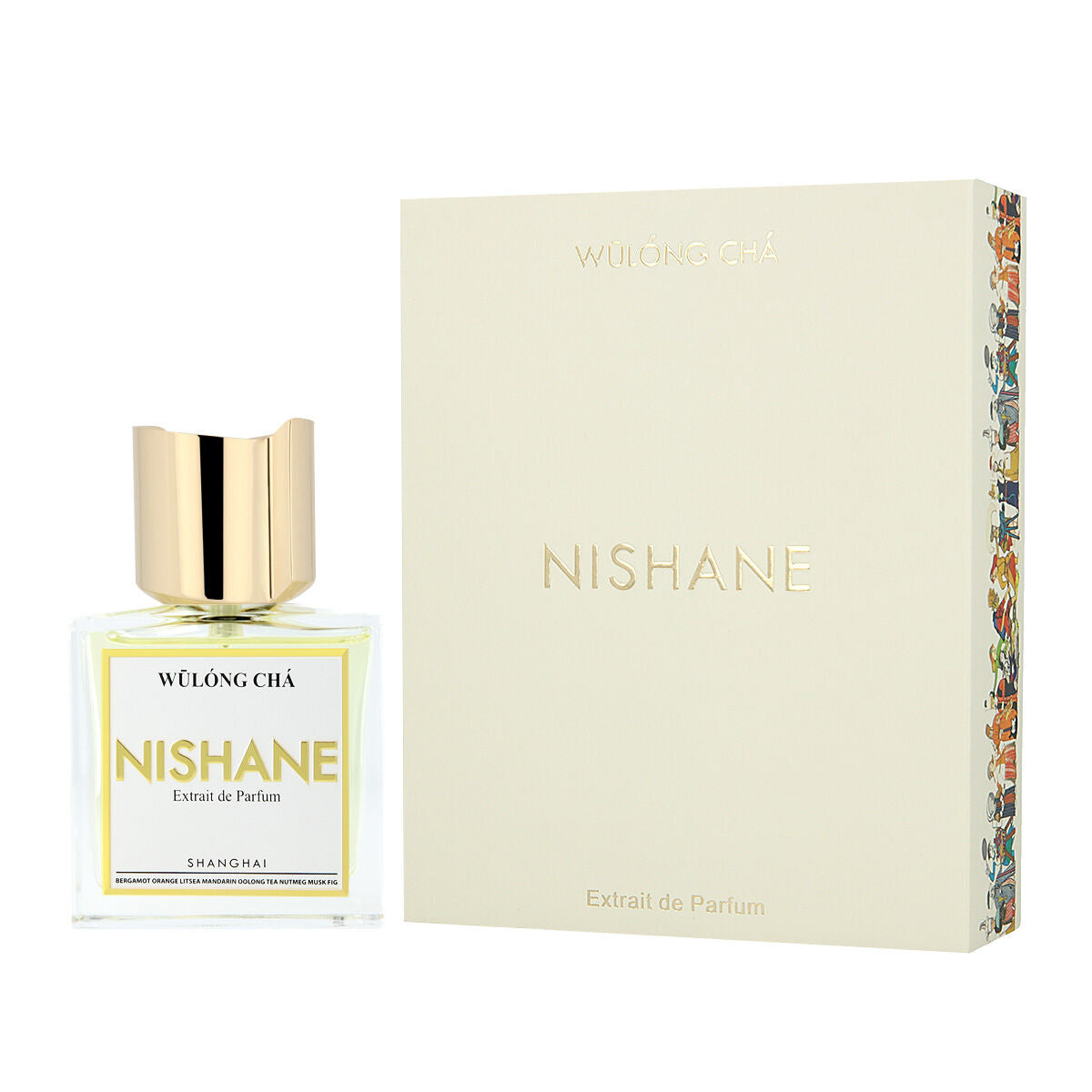Parfum Unisexe Nishane Wulong Cha EDP 50 ml avec packaging élégant, extrait de parfum authentique.