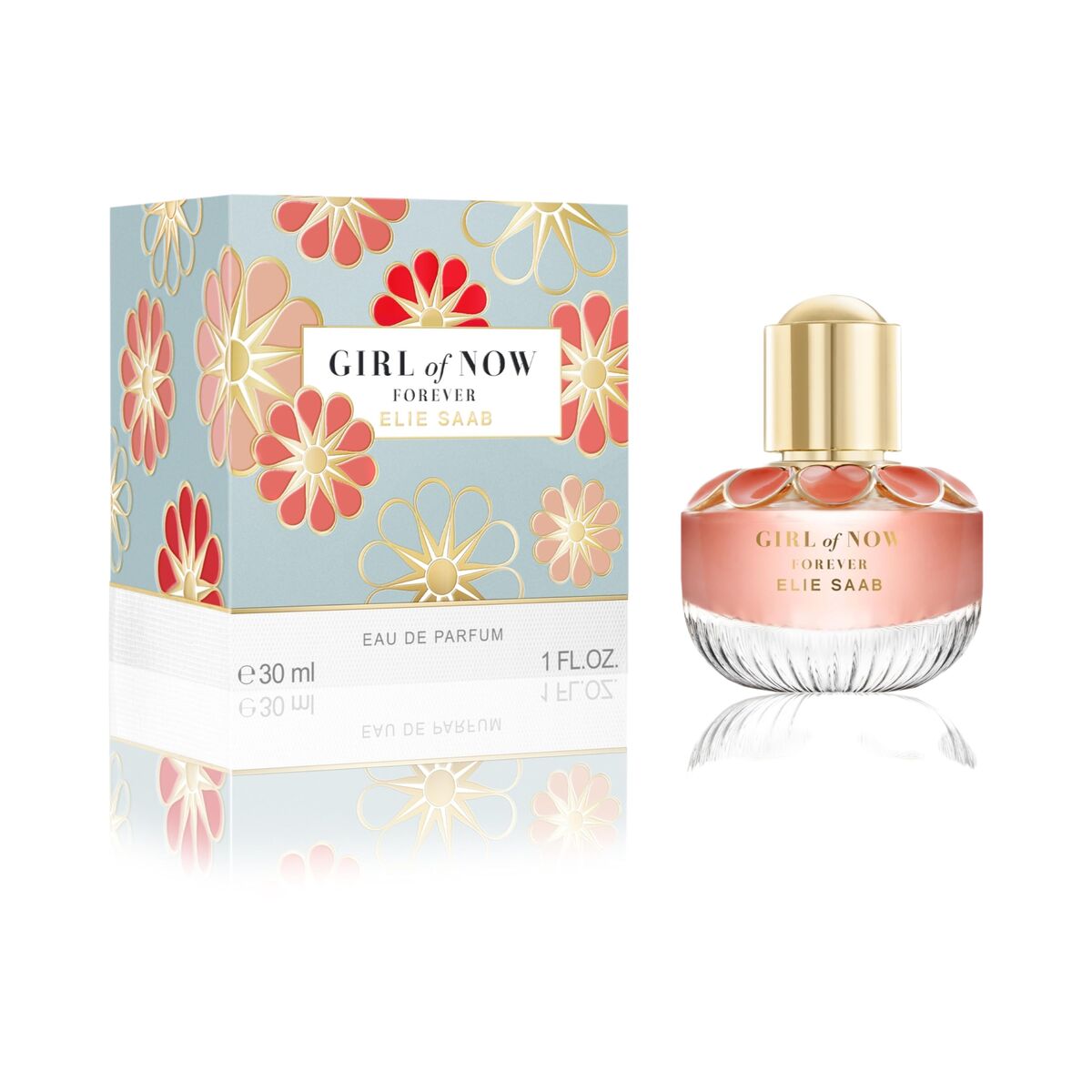 Elie Saab Girl Of Now Forever EDP 30 ml in floral box, a perfect scent to enhance femininity and elegance.