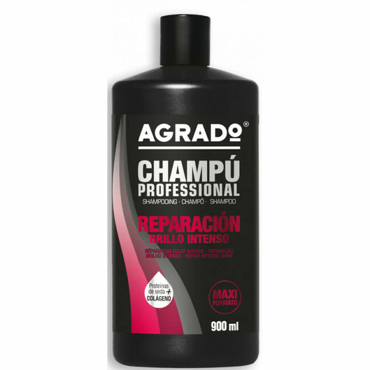Shampoing réparateur réparateur brillance intense Agrado (900 ml)